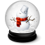 Christmas Snowman Icon 64x64 png
